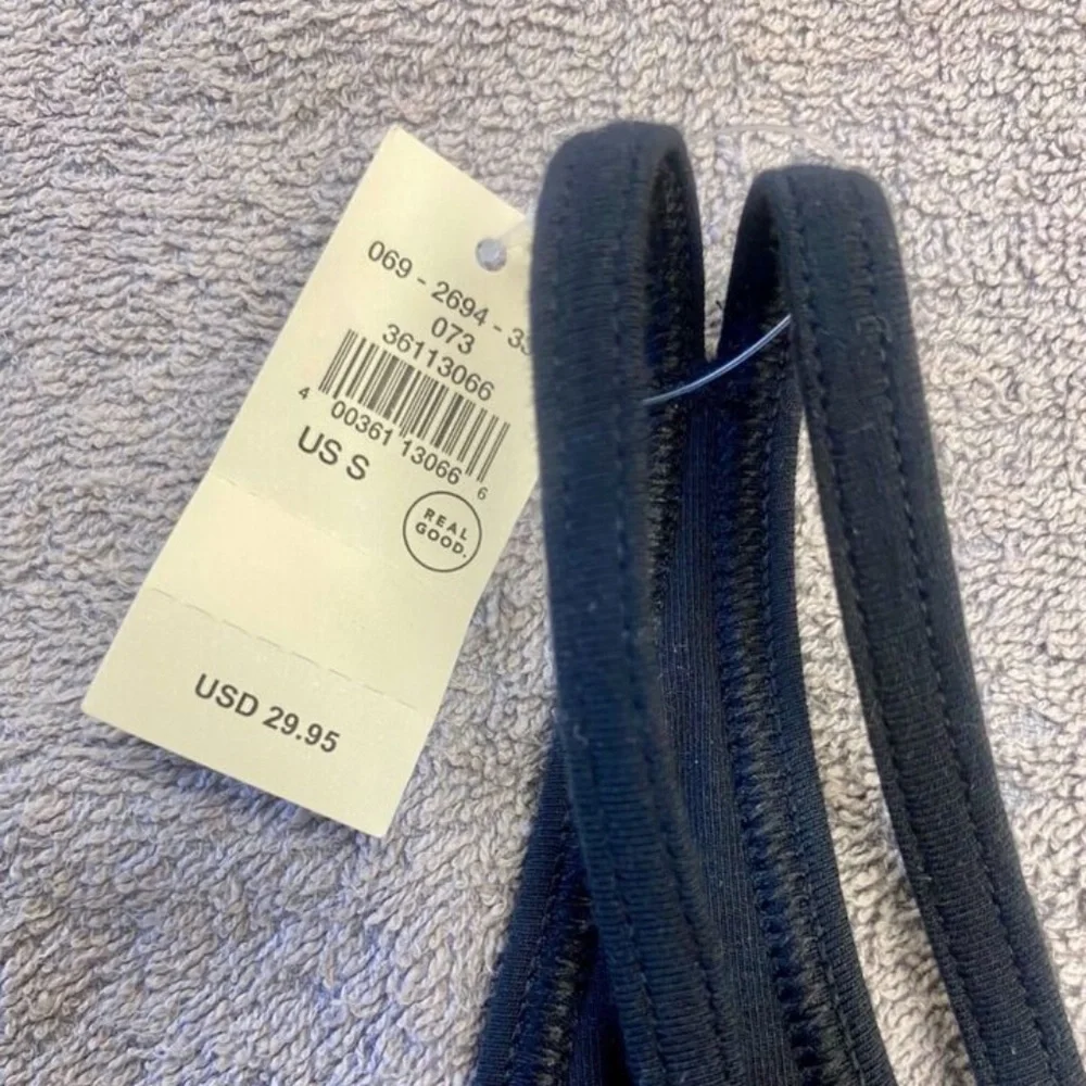 NWT Aerie Find Happy Everywhere Bra - Black - S - Picture 5 of 6